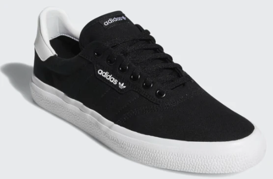 Adidas - 3MC Vulc Shoes | Black White - Image 3