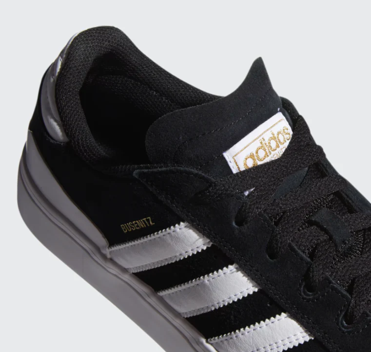 Adidas - Busenitz Vulc II Shoes | Black White - Image 4