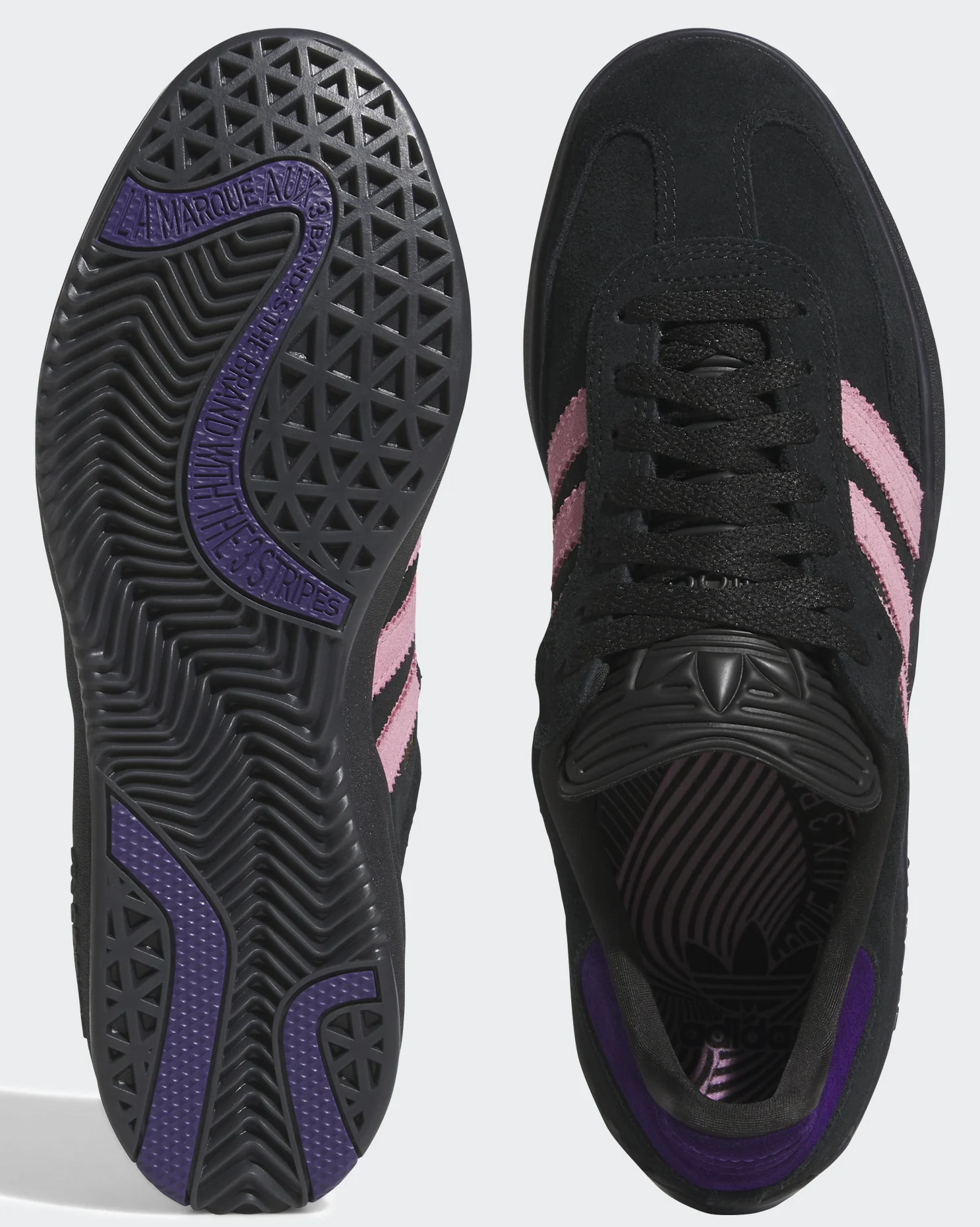 Adidas - Puig Samba Shoes | Black Pink - Image 4