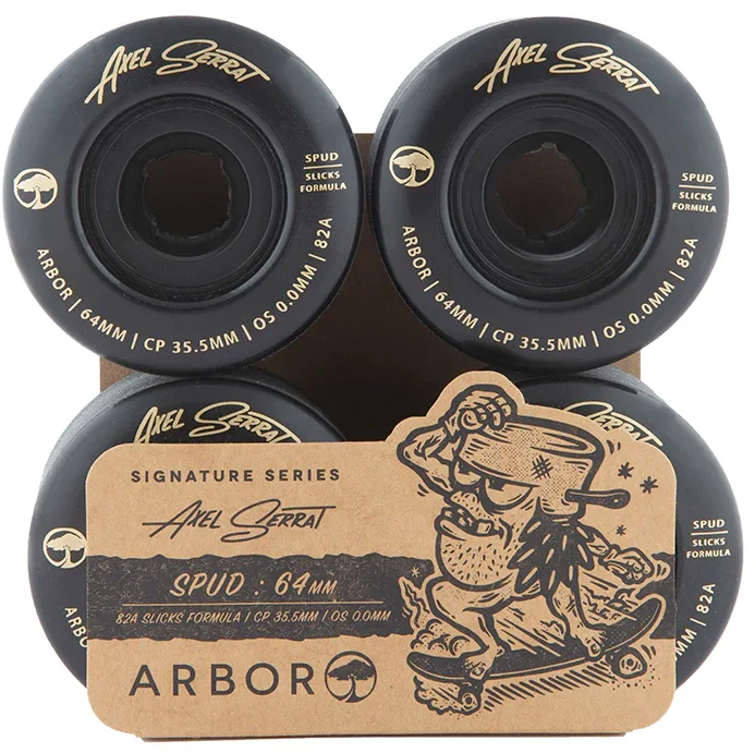 Arbor - Axel Serrat Spud 64mm 82a Wheels | Black - Image 3
