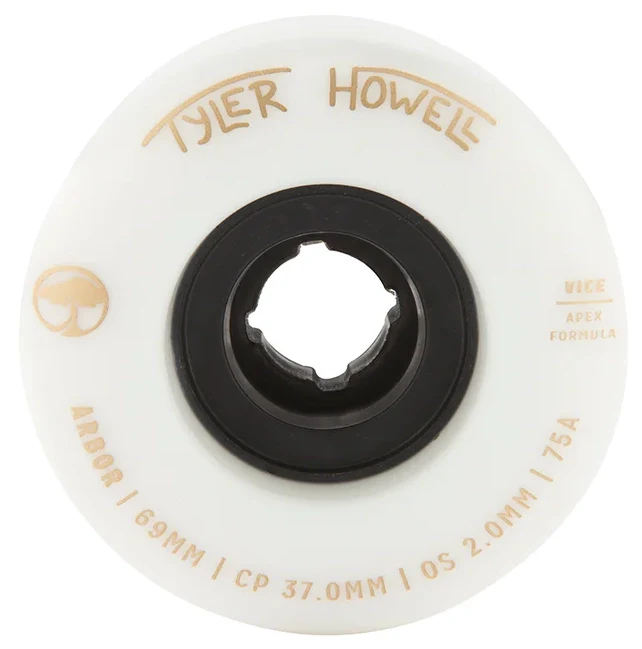 Arbor - Tyler Howell Vice 69mm 75a Wheels | White
