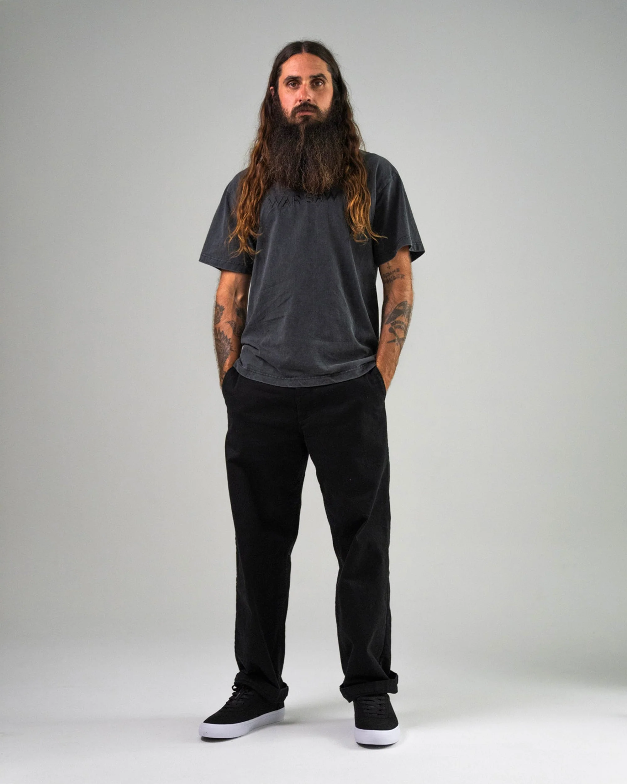 War Saw - Chapter Mid Shoes | Black White (Synthetic) - Image 5