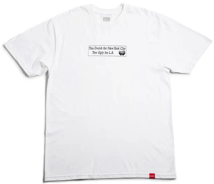 Chocolate - Waylon Jennings 'Too Dumb' Tee | White