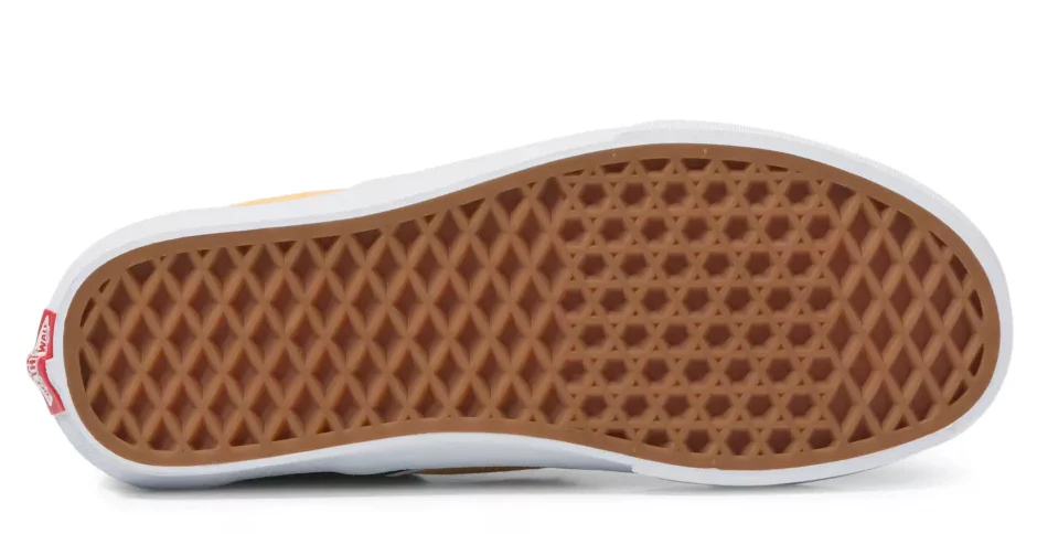 Vans - Classic Slip-On Shoes | Flax White (Checkerboard) - Image 4