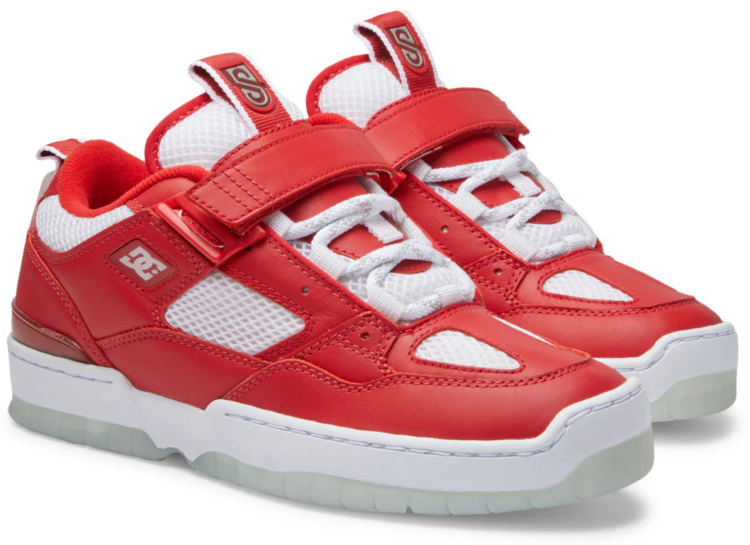 DC - JS-1 Shoes | Red White - Image 3