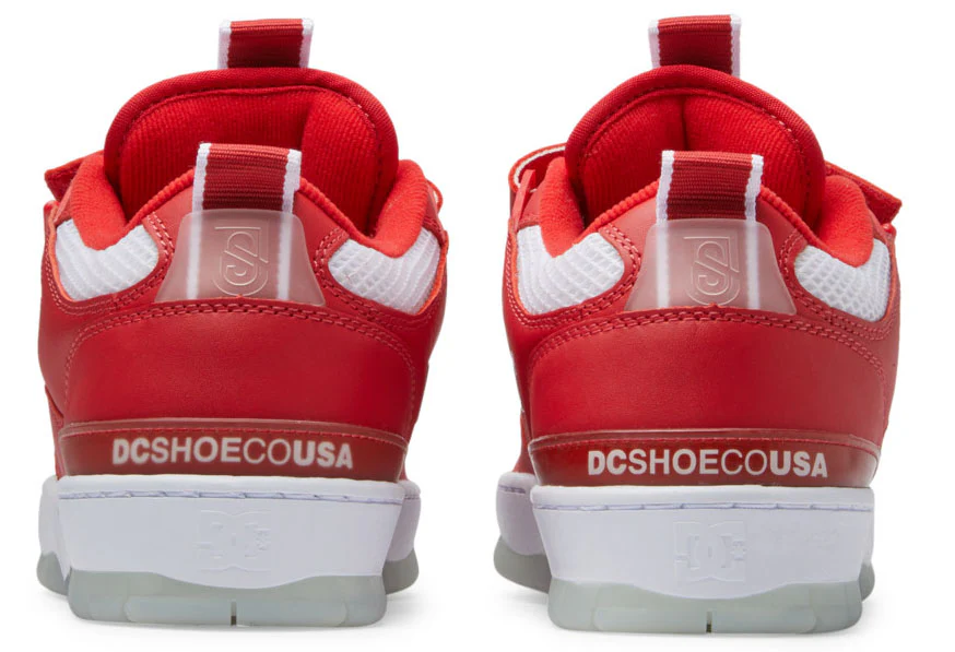 DC - JS-1 Shoes | Red White - Image 4