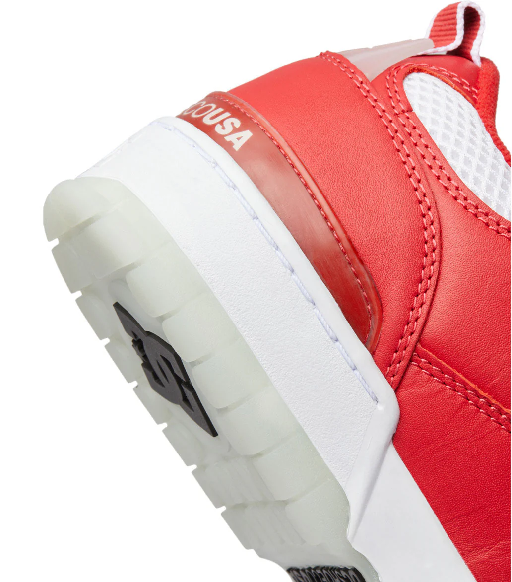 DC - JS-1 Shoes | Red White - Image 6
