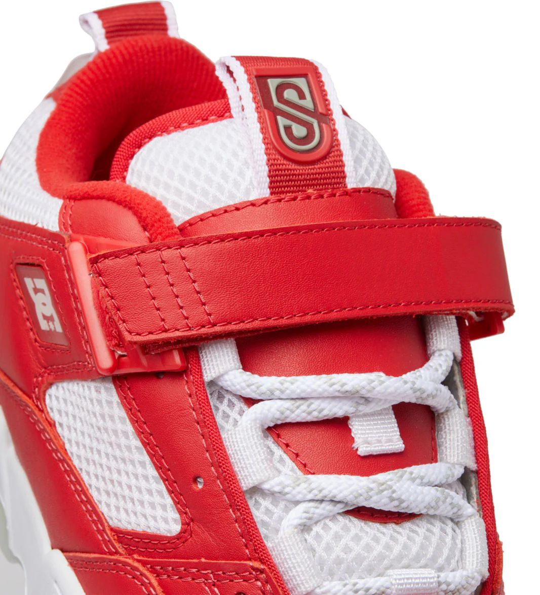 DC - JS-1 Shoes | Red White - Image 7