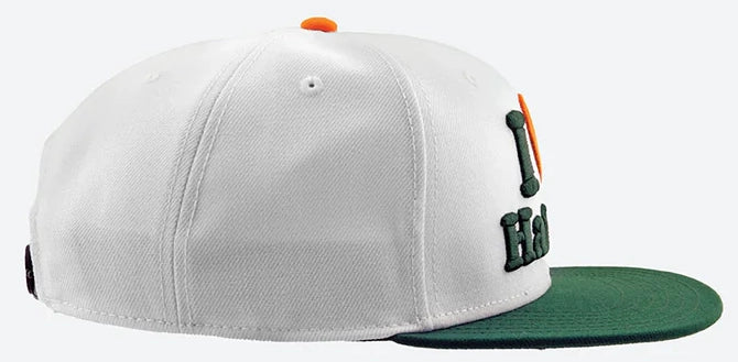 DGK - Haters Snapback Hat | White Green Orange - Image 5