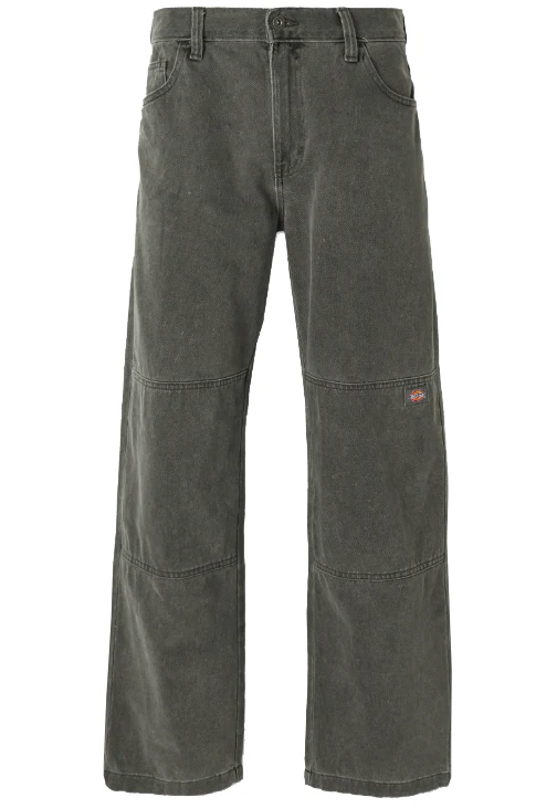Dickies - Denim Double Knee Pants | Grey Wash Tinted