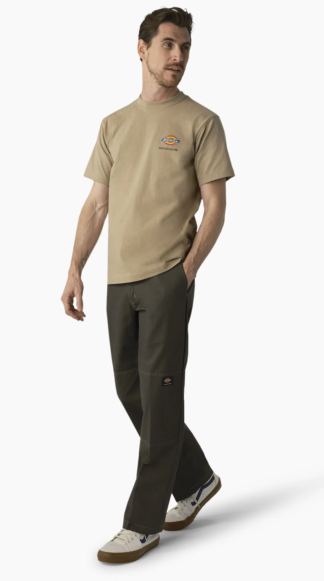 Dickies - Skate Logo Tee | Desert Sand - Image 2