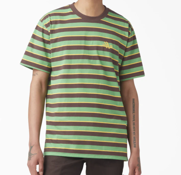 Dickies - Vincent Striped Tee | Green Leaf