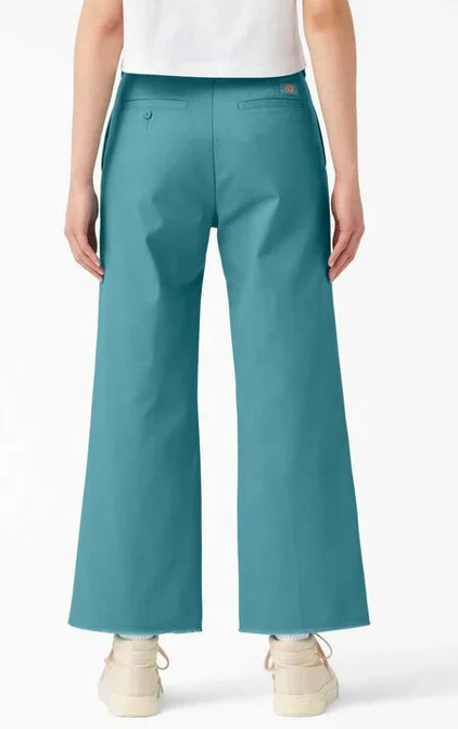 Dickies - Women's Cropped Ankle Twill Pants | Rinsed Porcelain - Image 2