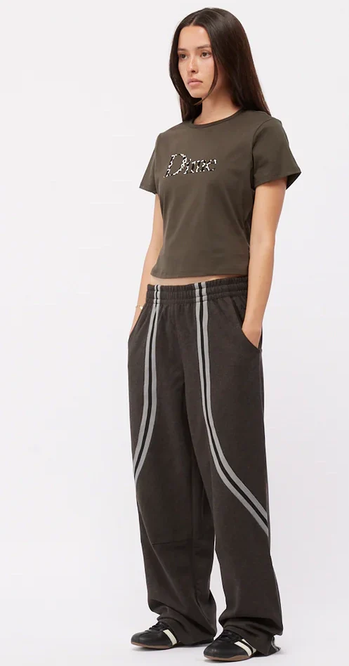 Dime - Classic Dalmatians Crop Tee | Vintage Black - Image 2