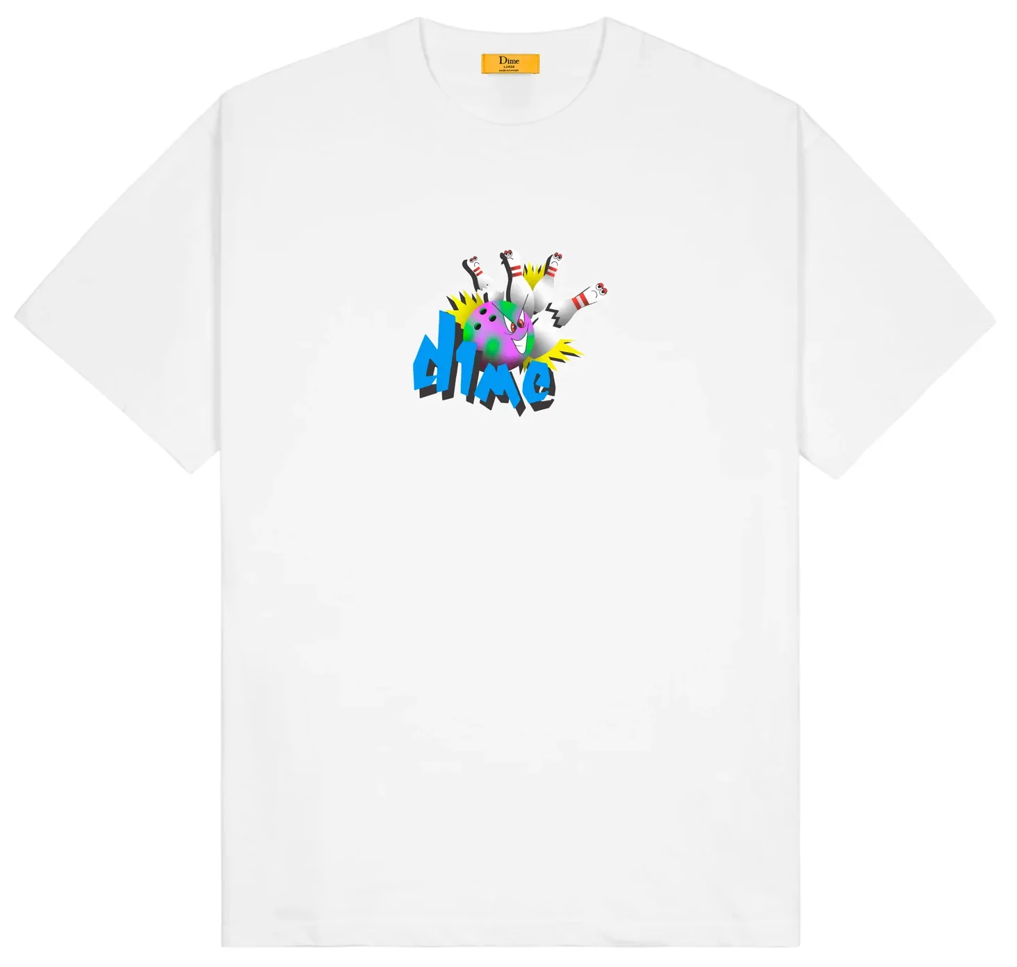 Dime - Strike Tee | White