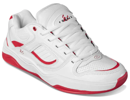 éS - TJ Rogers Shoes | White Red - Image 3
