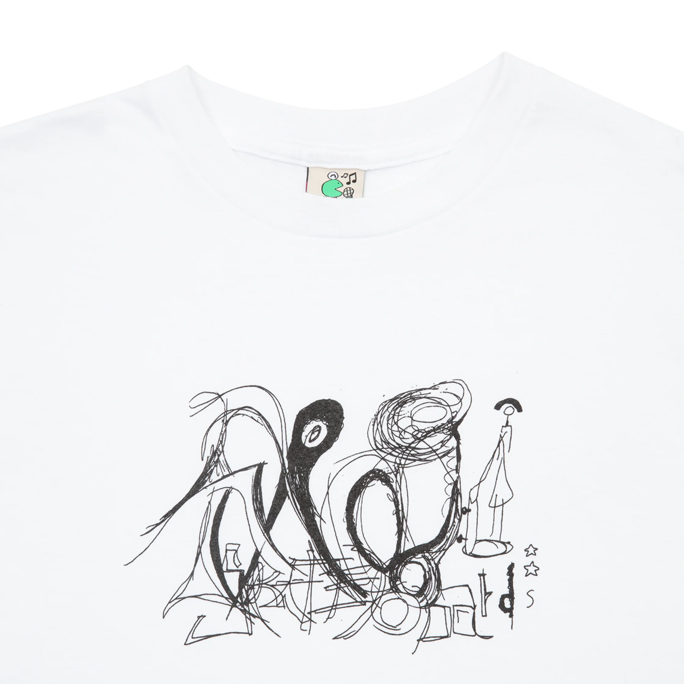 Frog - Scribble Daddy Tee | White - Image 2