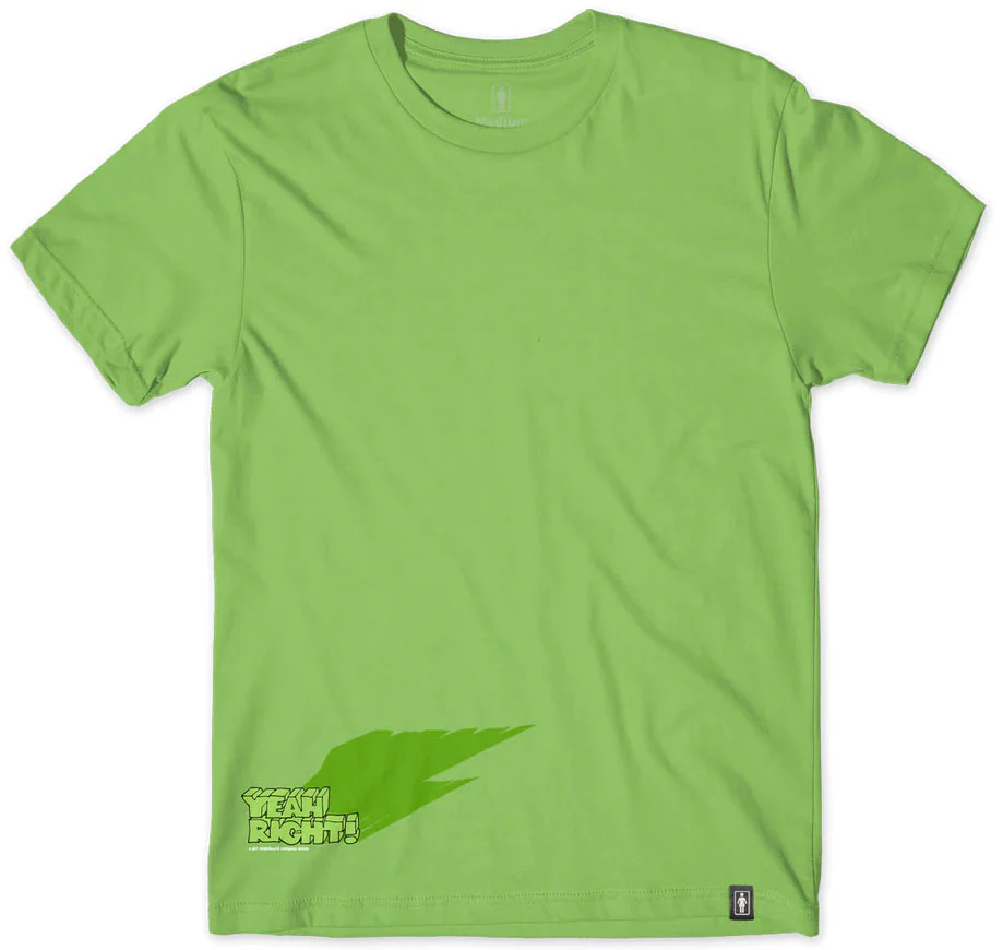 Girl - Yeah Right! Shadow Tee | Green