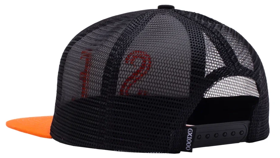 GX1000 - SF Trucker Hat | Black Orange - Image 2