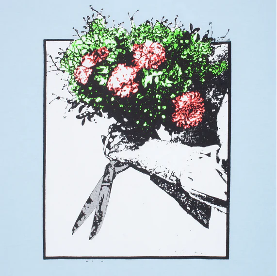 Hockey - Roses Tee | Light Blue - Image 2