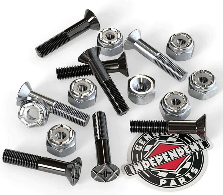 Independent - 1" Phillips Mounting Hardware | Silver & Black - Image 2