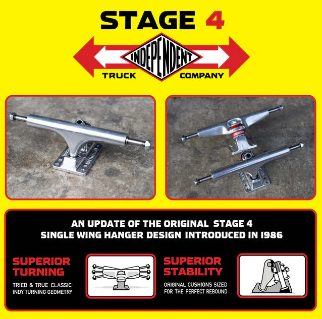 Independent - Gonzales 151 'Stage 4' 8.625" Trucks (Set of 2) - Image 5
