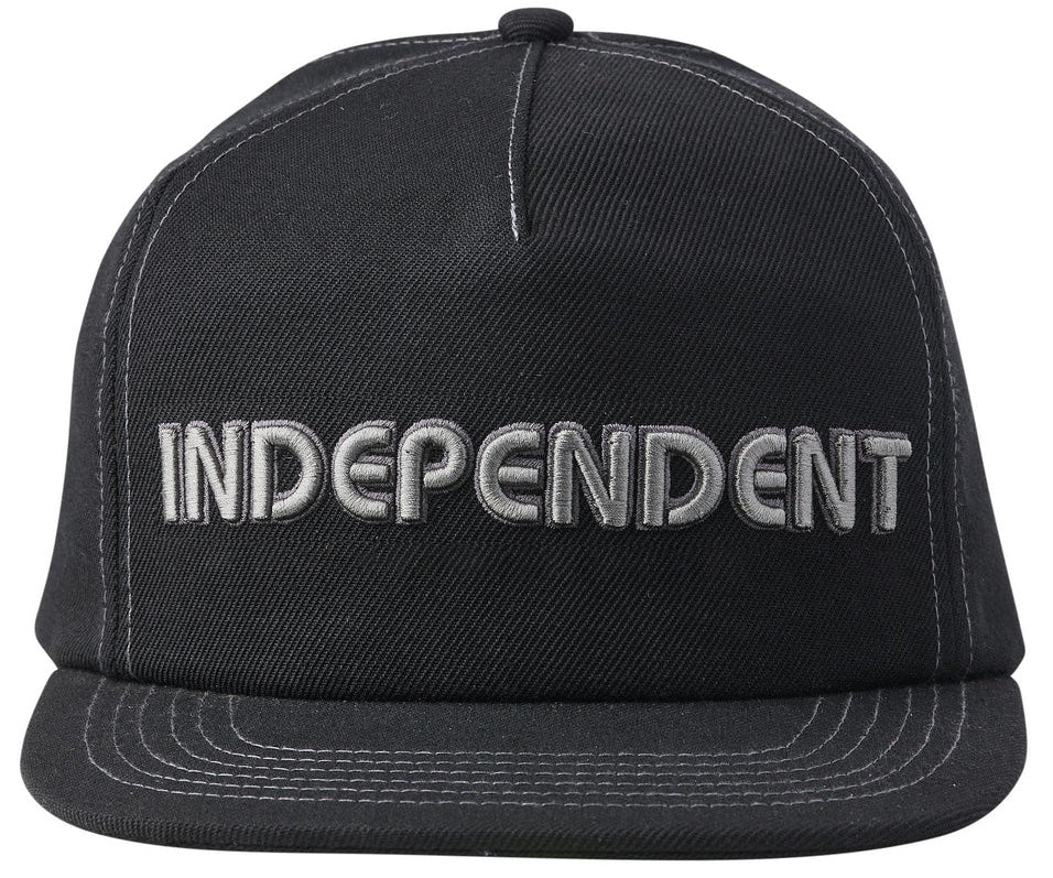 Independent - Groundwork Snapback Hat | Black - Image 2