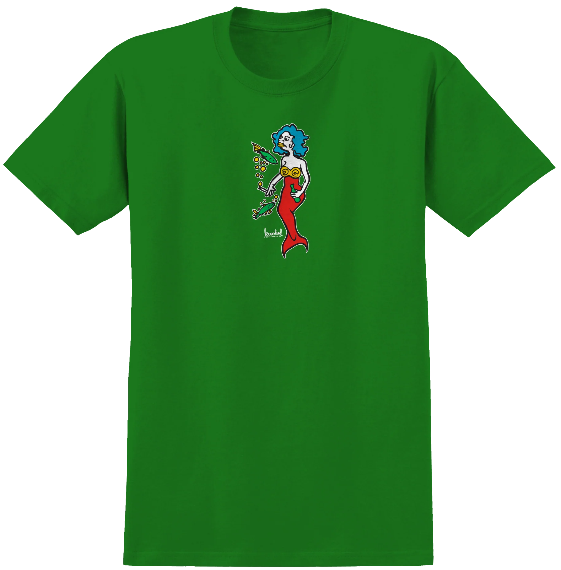 Krooked - Mermaid Tee | Kelly Green