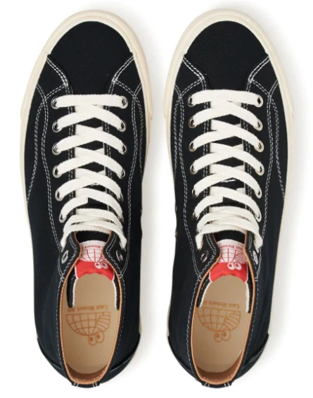 Last Resort AB - VM003 Canvas Hi Shoes | Black White - Image 3