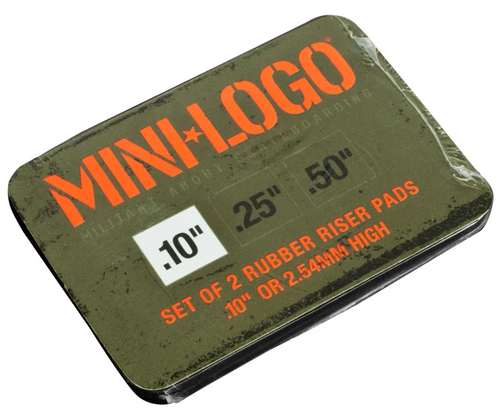 Mini Logo - .10'' Rubber Risers