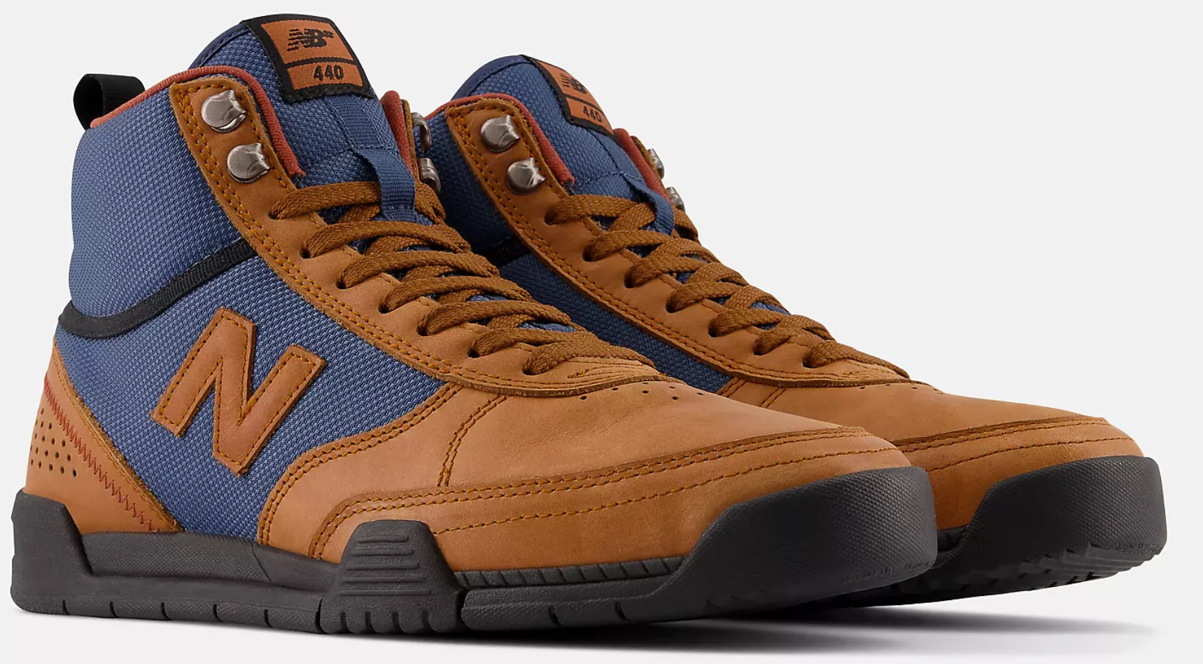 New Balance - Numeric 440 Trail Shoes | Brown Navy - Image 2