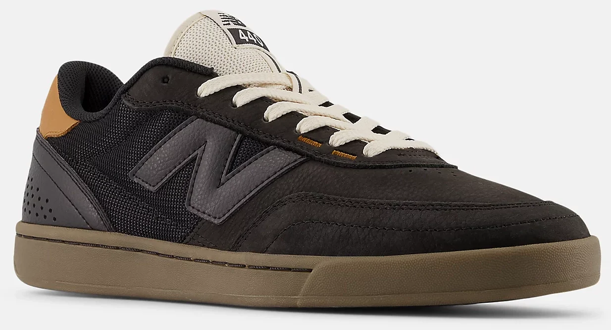 New Balance - Numeric 440 V2 Shoes | Black Orange Gum - Image 3