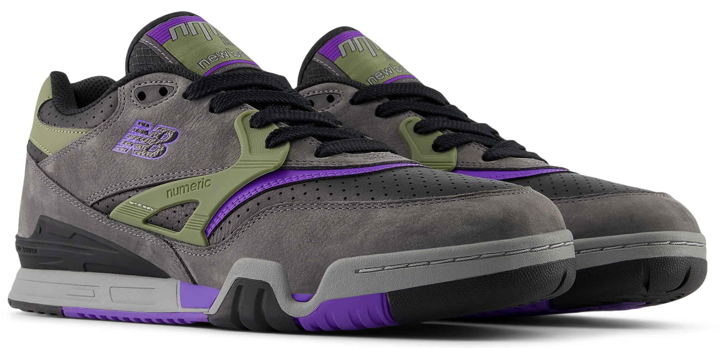 New Balance - Numeric 770 Shoes | Grey Olive - Image 3