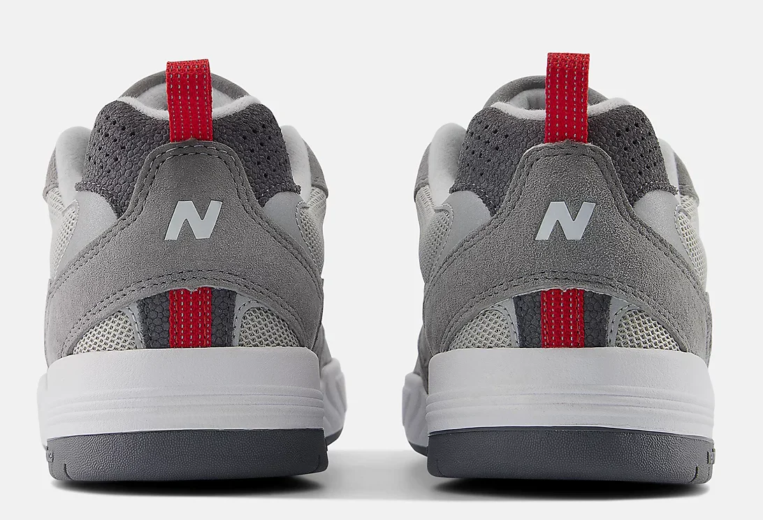New Balance - Numeric Tiago Lemos 808 Shoes | Grey White (Grey Day) - Image 5
