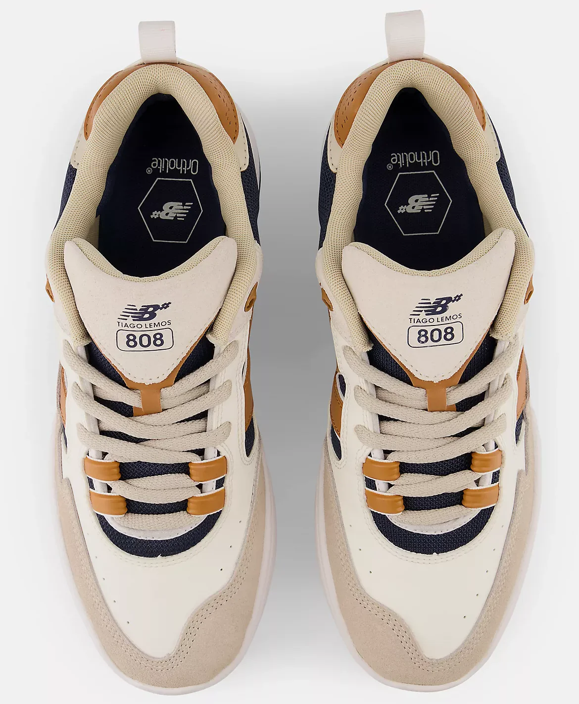 New Balance - Numeric Tiago Lemos 808 Shoes | Sea Salt Tan - Image 4