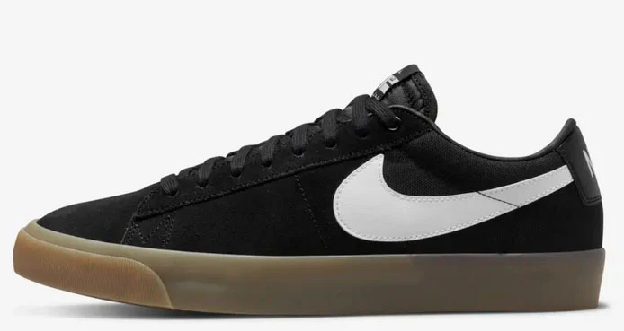 Nike SB - Blazer Low Pro GT Shoes | Black Gum - Image 2