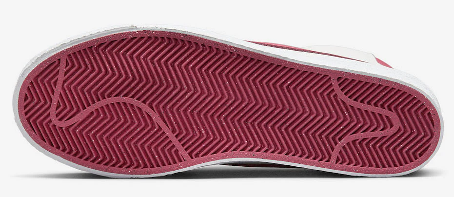 Nike SB - Blazer Mid ISO Shoes | White Sweet Beet - Image 6