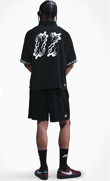 Nike SB - Dri-Fit Jacquard Skate Jersey | Black White - Image 4
