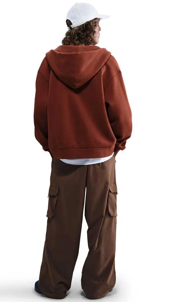 Nike SB - Essential Zip Hoodie | Cinnamon Brown - Image 3