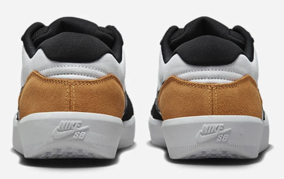 Nike SB - Force 58 Shoes | Black White Gold - Image 5