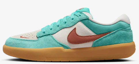 Nike SB - Force 58 Shoes | Green Frost Dark Russet - Image 2