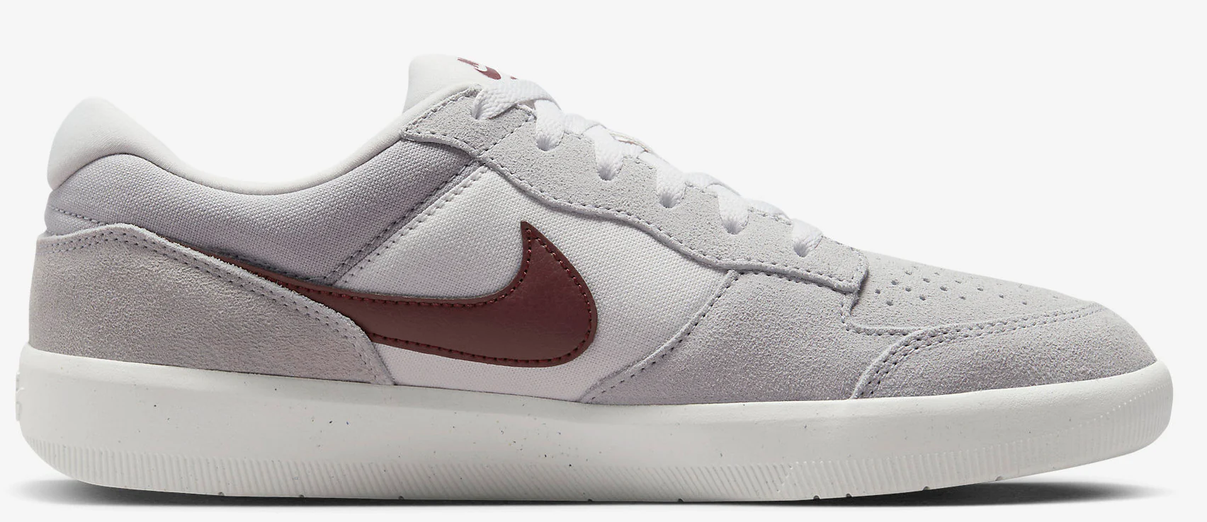 Nike SB - Force 58 Shoes | Platinum Dark Red