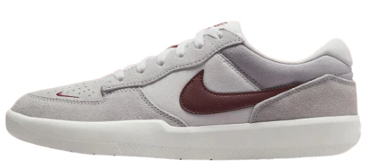 Nike SB - Force 58 Shoes | Platinum Dark Red - Image 2