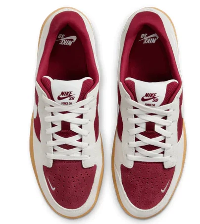 Nike SB - Force 58 Shoes | Team Red White Gum - Image 3