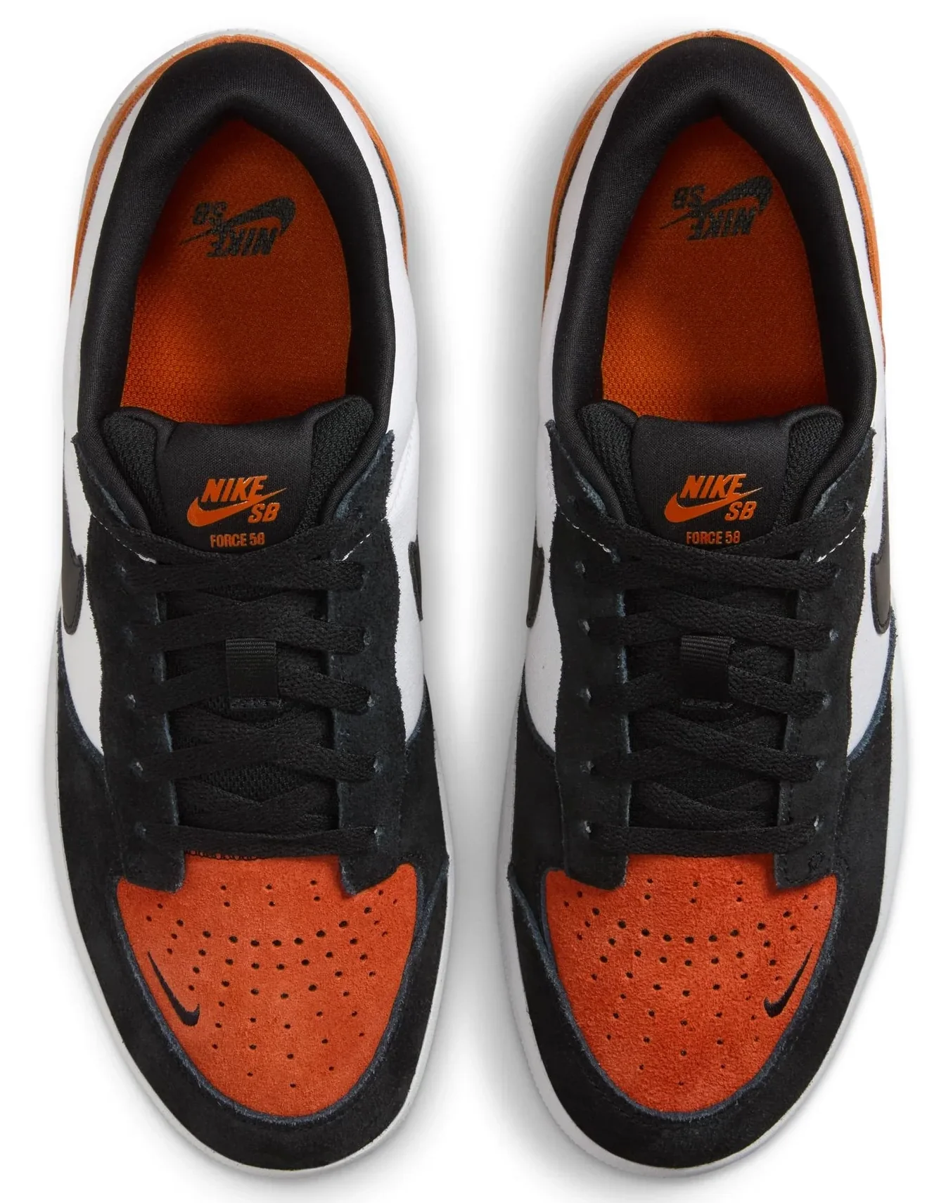 Nike SB - Force 58 Shoes | Black White Cosmic Clay - Image 4