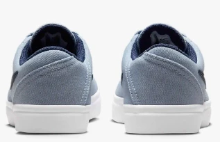 Nike SB - Kids Check Canvas PS Shoes | Light Blue Navy - Image 5