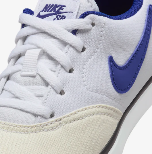 Nike SB - Kids Check Canvas PS Shoes | White Royal - Image 7