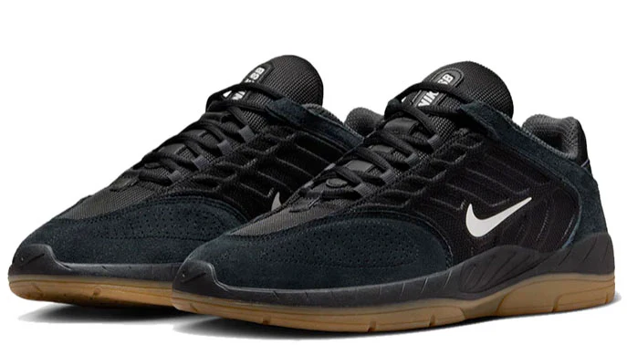 Nike SB - Vertebrae Shoes | Black White Gum - Image 3