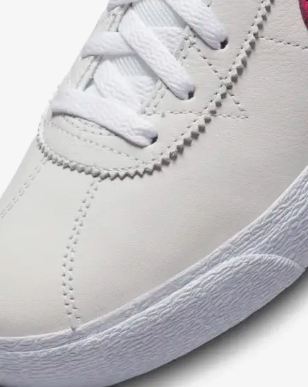 Nike SB - Women's Bruin Hi Premium ISO Shoes | White Sweet Beet - Image 6