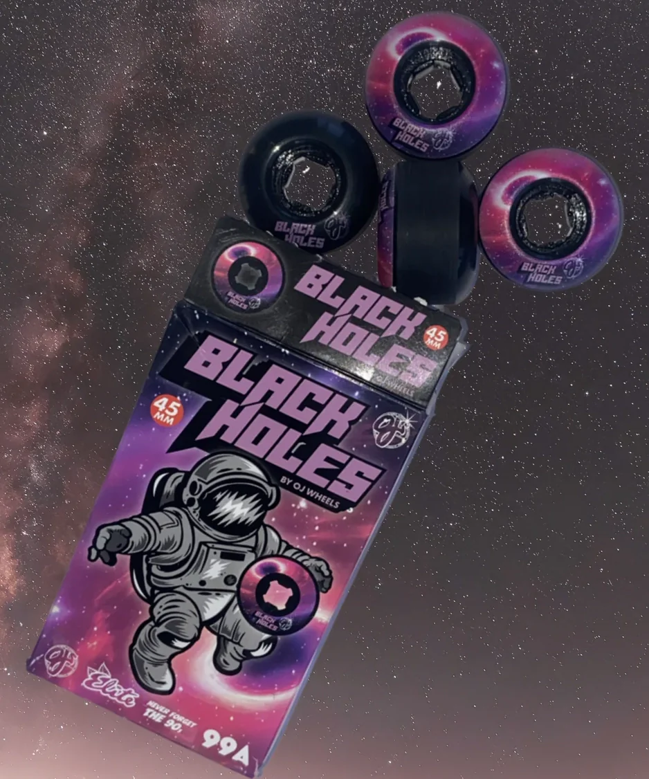 OJ - Black Holes Mini Chubbies 45mm 99a Wheels | Black - Image 5